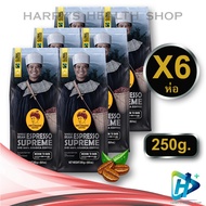 Doi chaang coffee Beans ESPRESSO Supreme SET 6 BAGS. กาแฟดอยช้าง เมล็ดกาแฟดอยช้าง (คั่วกลางถึงเข้ม)