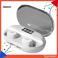 Skym* TWS Bluetooth-compatible 51 Wireless Headset Headphone with Microphone LED Display HiFi