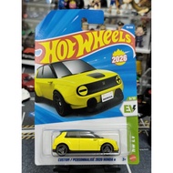 Hot Wheels Custom 2020 Honda e - HW EV 9/10 (Yellow) New Model 2026 - 115/250 Mainline