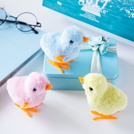 Tik Tok Same Style Yellow Chick Clockwork Toy A Running Chick Baby Mini Wind-up Plush Toys (random 1