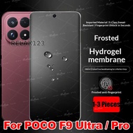 For POCO F9 Pro 5G 1-3Pcs Matte Hydrogel Film For POCO F9 Ultra F9Pro F9Ultra F 9 Pro F9 Ultra 5G 20