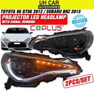 Coplus Toyota 86 GT86 2012 / Subaru BRZ 2013 Projector Led Headlamp With Signal Running
