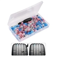 84pcs Tire Repair Screws Tubeless Tire Plug Screws Mending Kit Tire Repair Screw in Rubber Plug Nail