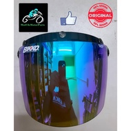 HELMET MS88 SGV99 MAGNUM HELMET VISIOR 3 BUTTON HELMET BOGGO/BIKKO/AXZ/SKK SMOKE/CLEAR/TINTED/RAINBO