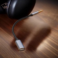 UK USB-C to 3.5mm Aux Audio Adapter with Microphone for Phone Tablet
