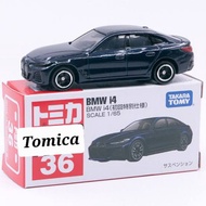TOMICA bmw i4 DARK TAKARA TOMY 36 DIECAST LUXURY SEDAN CAR LUXURY SALOON CAR MINIATURE VEHICLE GIFT 