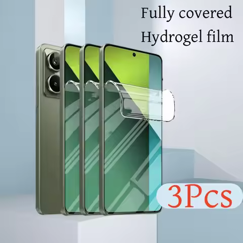 3Pcs Transparent Hydrogel Film Screen Protector for Redmi Note 14 13 Pro Plus 14 13 Pro 14C 13C 14 1