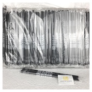 8mm BLACK STRAW HIGINIS TONE POINT POINTED SPOKES 21cm LONG +/- 500pcs