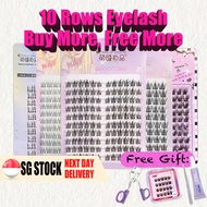 【SG Stock】Natural False Eyelash Lash | MengJieShangPin｜Eyelash Bottom Eyelash