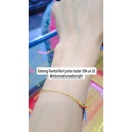Nori Chain Bracelet 16k GradePOLOS, Size 18