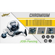 Reel Pancing Laut Harrow Chromium 2000 3000 4000 5000 6000 PH Seal BB