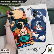 Latest Vivo Y04s / Y19s / Y19s GT / Y29 / Y29s Case 2025 Astronaut Motif | SoftCase HP Vivo Y04s | V