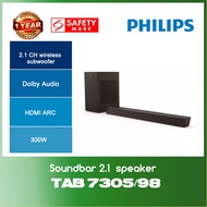 Philips Soundbar 2.1 Speaker TAB7305/98 WITH 1 YEAR WARRANTY