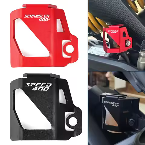 For Triumph Scrambler 400X 400 X Speed 400 2023 2024 Motorcycle Accessories CNC Rear Brake Fluid Res