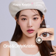 HapaKristin คอนแทคเลนส์ รายเดือน รุ่น One&Only Kristin สี Brown (2pcs/box)