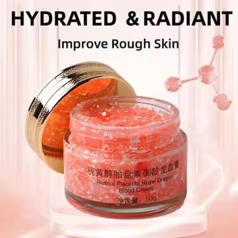 Dragons Blood Easy Cream, Retinol Placenta Dragon Blood Face Cream, Anti Wrinkle Cream For Women Rej