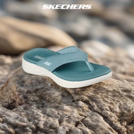 Skechers Women On-The-GO 600 Fluorish Walking Sandals - 140703-TEAL Kasut Slipar Slipper, Casual, Pe