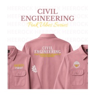 Heerock.id Workshirt - Civil Engineering - Pink Vibes Series