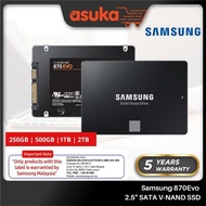 Samsung  870Evo 500GB/1TB/2TB 2.5" SATA V-NAND SSD
