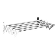 Wall-Mounted Drying Rack Rustproof Corrosion Resistant Expandable Retractable Easy Installation Bath