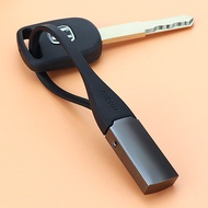 Denmark Keychain Bank Advertising Gift Simple Men's Car Keychain Anti-Lost Car U Disk Key Pendant