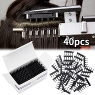 40pcs 6D Hair Extension Clips No-Trace Hair Extensions Tool For 6D Hair Extension 2nd Generation