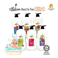 Felora Head To Toe 4 in 1 Shampoo for Baby Kids / Syampu Bayi Felora (750ml)/沐浴露