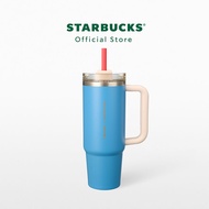 Starbucks Stainless Steel Holiday Blue STANLEY Cold Cup 30oz. ทัมเบลอร์สตาร์บัคส์สแตนเลสสตีล ขนาด 30