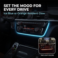 Car Player Trim Panel For BMW Serie 3 4 F30 F31 F32 F33 F35 F36 Center Console LED Decorative Light 