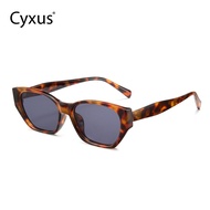 Cyxus แว่นตากันแดด แว่นกันแดดหญิง แฟชั่น sunglasses รูปหลายเหลี่ยม แว่นตา เท่ๆ แว่นกันแดด วัสดุกรอบพ