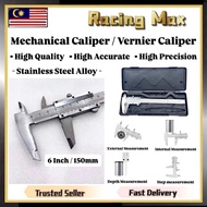 Stainless Steel Alloy 6 Inch 150mm Vernier Caliper Mechanical Caliper Internal External Measure Meas