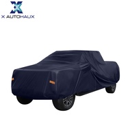 X AUTOHAUX Pickup Truck Cover for Toyota Tacoma Double Cab 4 Door 6.1 Feet Bed 05-21 Sun Rain Dust W