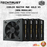 COOLER MASTER MWE GOLD V3 550W / 650W / 750W / 850W 80 PLUS GOLD ATX3.1 PCIE5.1 NON MODULAR PSU