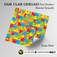 DAM ULAR GERGASI MATERIAL BANNER (TANPA DADU)