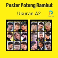 A2 Size Hair Cutting Poster