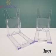 Transparent Plastic Easel Board and Picture Stand with Removable Bracket