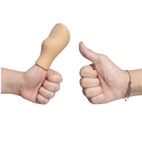 Magic Red Swollen Thumbs Up Magic Thicks Close Interactive Strange Finger JL Giaint Thumb Props Illu
