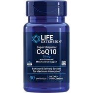 Life Extension Super Ubiquinol CoQ10 with Enhanced Mitochondrial Support, Heart Health Supplement, M