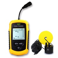 100m lcd Portable Sonar Sensor Fish Finder Fishfinder Alarm Beam Transducer echo sounder with displa