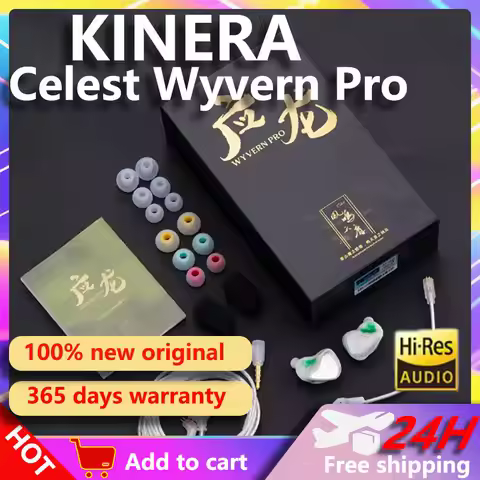 Kinera Celest Wyvern PRO Gaming IEMs HIFI Wired In Ear Earphones Esports Livestreaming Mic Headphone
