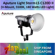 Aputure Light Storm LS C120D II Daylight 5500K 150W LED Studio Light (With APP Control) + V-Mount Battery