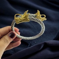 TWISTED DRAGON BANGLE