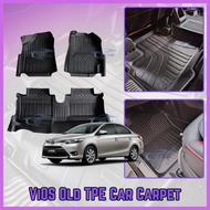 TPE Carpet Vios 2014-2018 MAGIC MAT 5D Car Mat Karpet Kereta