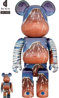 BE@RBRICK 葛飾北斎冨嶽三十六景 凱風快睛🏔🌬100％ & 400％