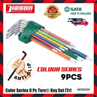 SATA 09702CH Color Series 9PCS Torx® Key Set (Tr)