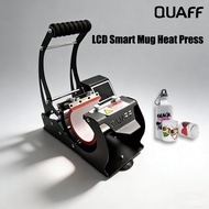 QUAFF 11oz LCD Mug Heat Press Machine for Multi-size Sublimation & Transfer Printing