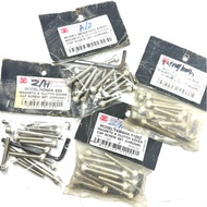 Clear stock stock lama screw set Y125,KRISS,EX5, RXZ
