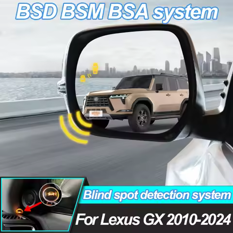 Car 24GHZ Radar Change Lane Aided Alarm Sensor Blind Spot Monitoring System BSD BSA BSM For Lexus GX