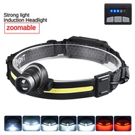 Wurkkos TD169 Sensor Headlight COB Rechargeable LED Zoom Headlight Smart Sensor Lightweight Portable
