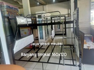 Ranjang tingkat besi 160x120x200 khusus Jabodetabek kokoh kuat